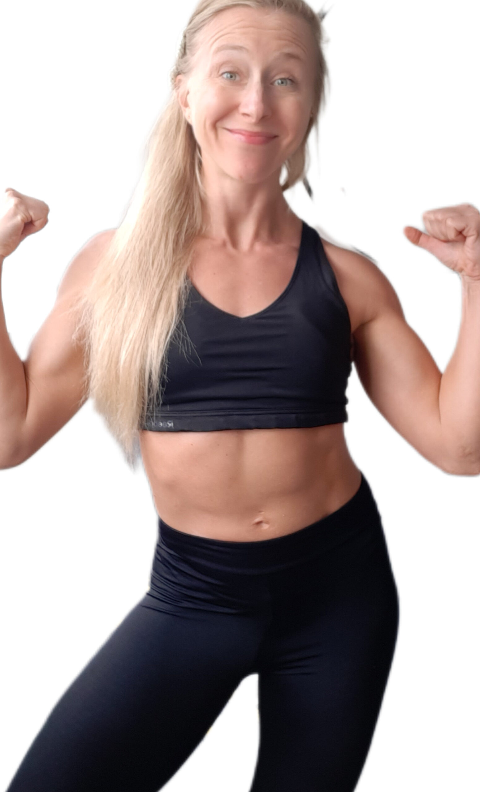 Angela, fit and energized